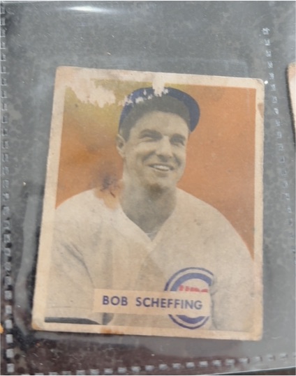 1949 Bowman #83 Bob Scheffing — front