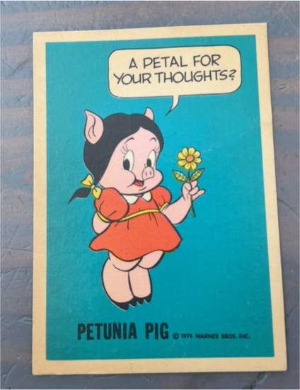 1974 National Periodical Publications #1j8 Petunia Pig — front