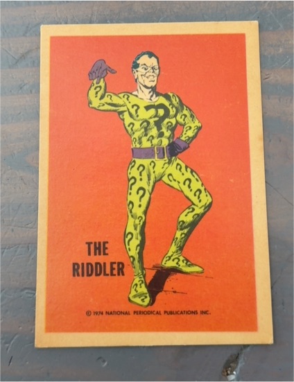 1974 National Periodical Publications The Riddler — front