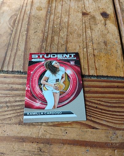 2024 Panini Prizm Draft Picks Student Orientation #4 Kamilla Cardoso — front