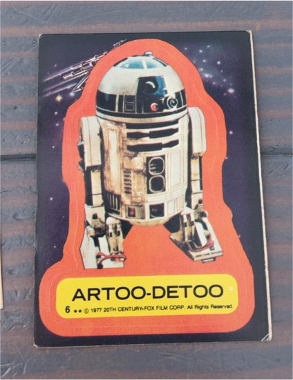 1977 Topps Star Wars Stickers #6 Artoo-Detoo — front