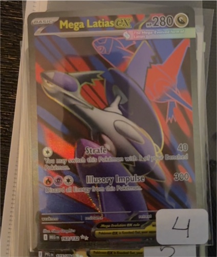 2025 Pokemon Mega Evolution #163/132 Mega Latias ex — front