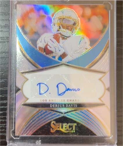 2024 Panini Select Signatures #SSP-DDS Derius Davis — front