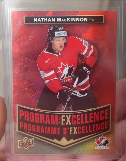 2025-26 Upper Deck Tim Hortons #POE-1 Nathan MacKinnon — front