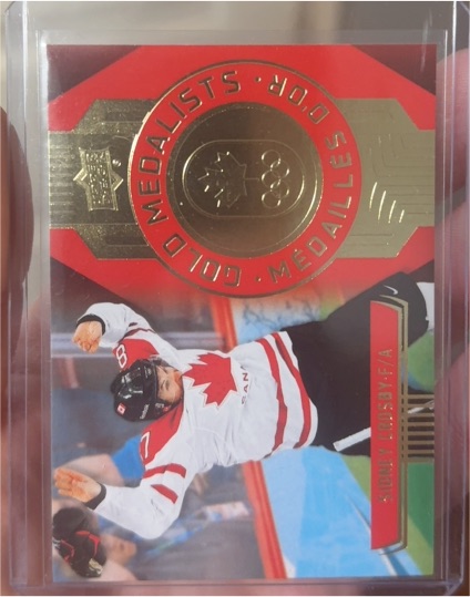 2025-26 Tim Hortons Team Canada Gold Medalists #GM-6 Sidney Crosby — front