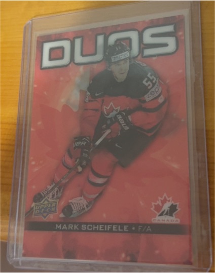 2025-26 Tim Hortons Team Canada Duos #CO-5 Mark Scheifele/Josh Morrissey — front