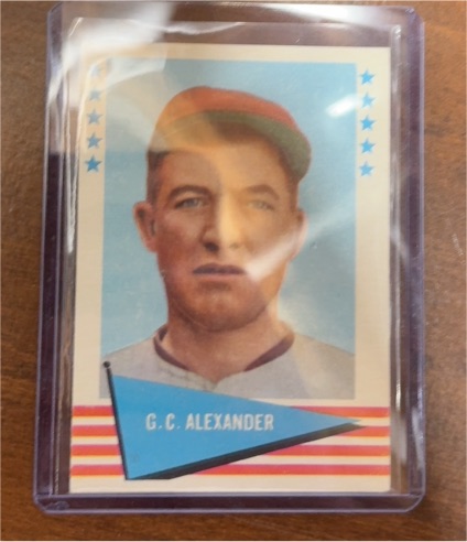 1961 Fleer #2 Grover C. Alexander — front