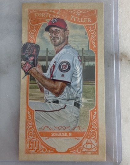 2020 Topps Gypsy Queen Fortune Teller Mini #FTM-8 Max Scherzer — front