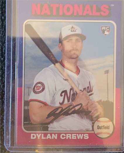 2025 Topps Heritage #H25-24 Dylan Crews — front