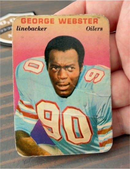 1970 Topps Super Glossy #26 George Webster — front
