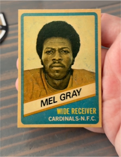 1976 Topps Wonder Bread #4 Mel Gray — front