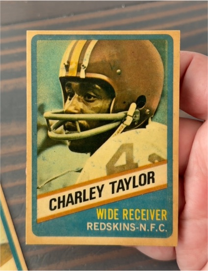 1976 Topps Wonder Bread #5 Charley Taylor — front