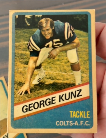 1976 Topps Wonder Bread #7 George Kunz — front
