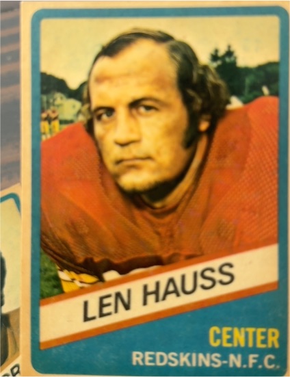 1976 Wonder Bread #11 Len Hauss — front