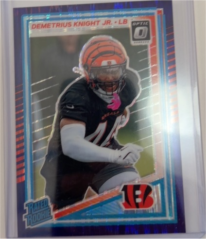 2025 Donruss Optic #296 Demetrius Knight Jr. — front