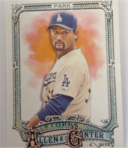 2025 Topps Allen & Ginter #12 Chan Ho Park — front