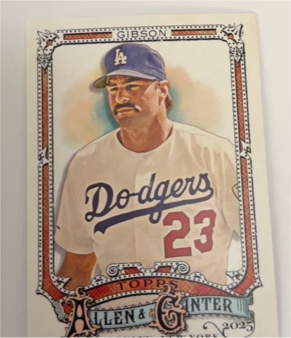 2025 Topps Allen & Ginter #17 Kirk Gibson — front