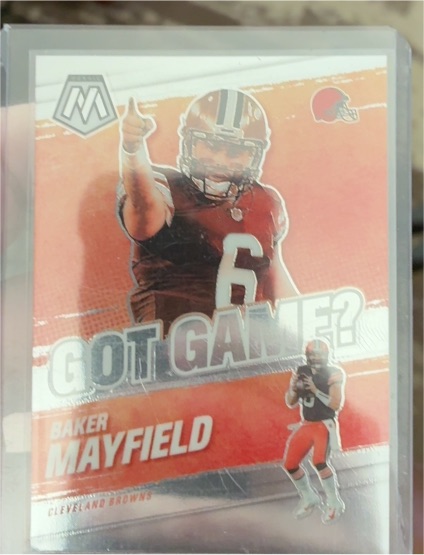 2021 Panini Mosaic #GG-7 Baker Mayfield — front