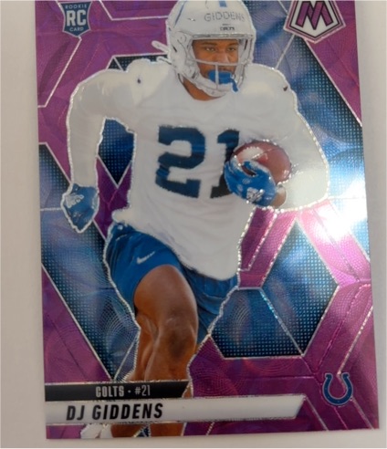 2025 Panini Mosaic #350 DJ Giddens — front