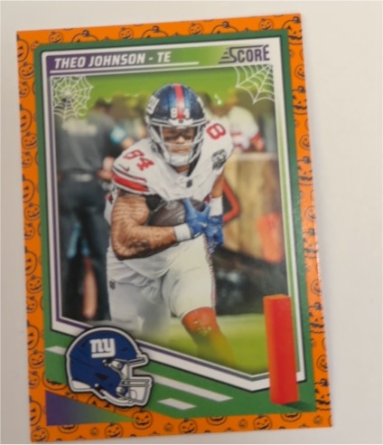 2025 Panini Score #192 Theo Johnson — front