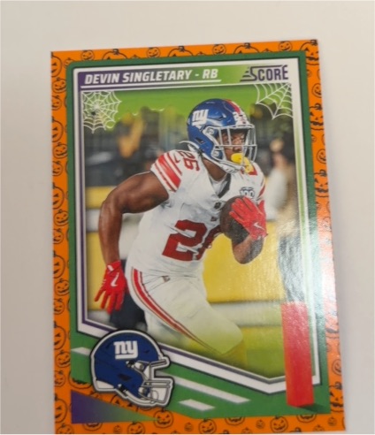 2025 Panini Score-A-Treat #234 Devin Singletary — front