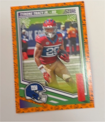 2025 Panini Score-A-Treat #116 Tyrone Tracy Jr. — front