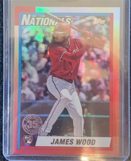 2025 Topps Update #U90-28 James Wood — front