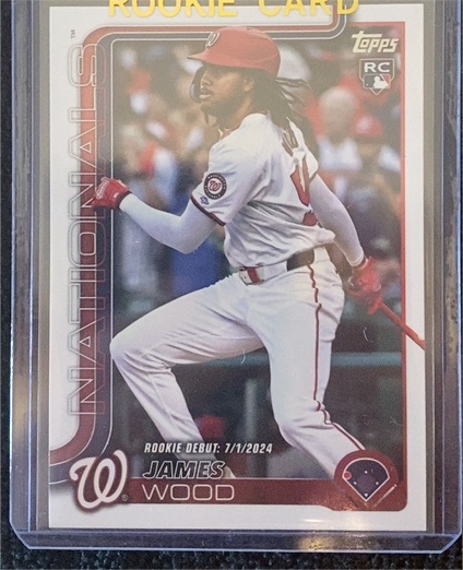 2025 Topps Update #US218 James Wood — front