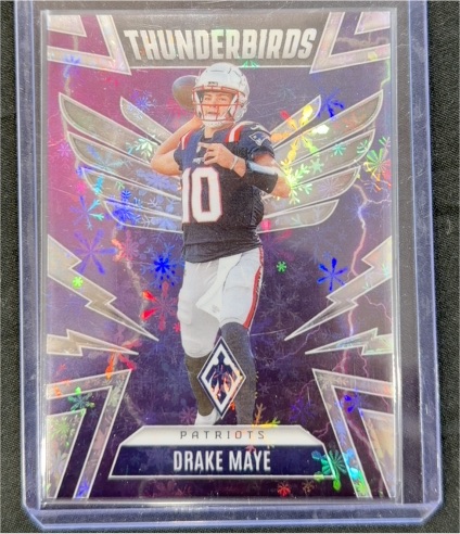2025 Panini Phoenix #35 Drake Maye Thunderbirds — front