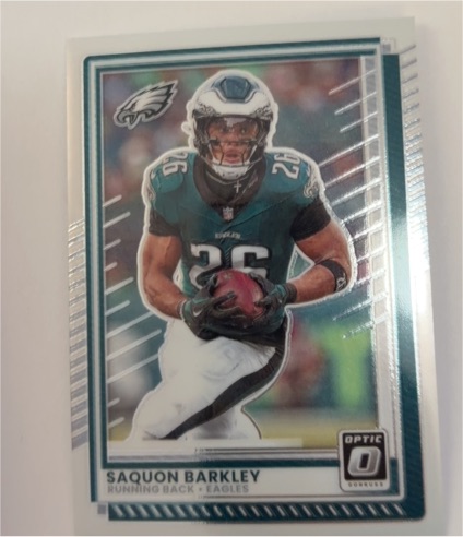 2025 Donruss Optic #15 Saquon Barkley — front