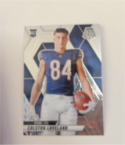2025 Panini Mosaic #275 Colston Loveland Rookie Variation — front