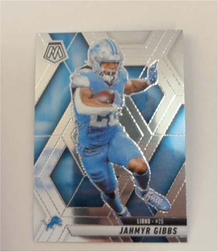 2025 Panini Mosaic #26 Jahmyr Gibbs — front