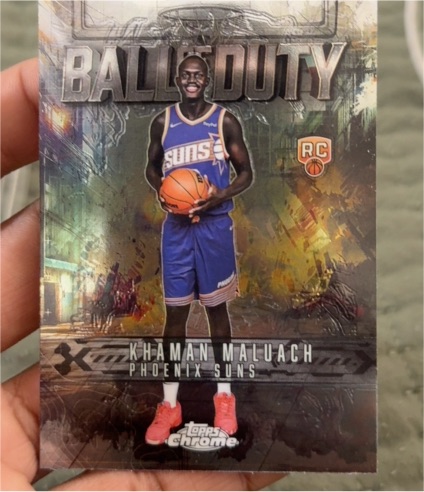2025-26 Topps Chrome #BD-25 Khaman Maluach Ball of Duty — front