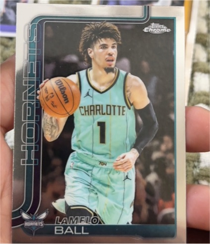 2025-26 Topps Chrome #39 LaMelo Ball — front