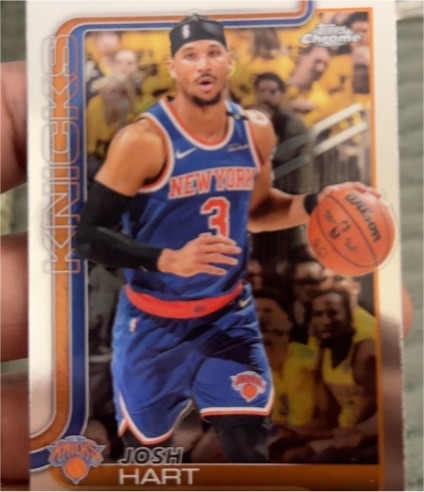 2025-26 Topps Chrome #160 Josh Hart — front