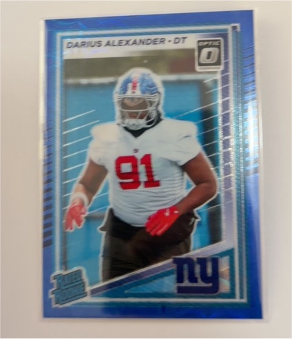 2025 Donruss Optic #379 Darius Alexander — front