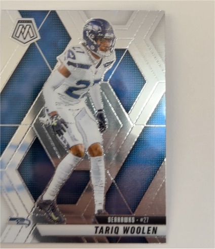 2025 Panini Mosaic #116 Tariq Woolen — front