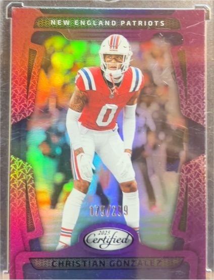 2025 Panini Certified #69 Christian Gonzalez — front