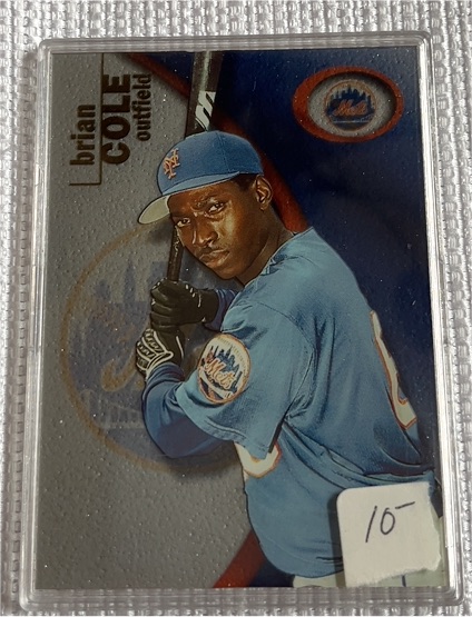 2001 Fleer E-X #127 Brian Cole — front