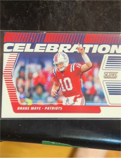 2025 Panini Score Celebration #C-DMA Drake Maye — front