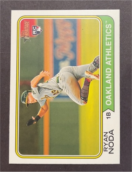 2023 Topps Heritage #501 Ryan Noda — front