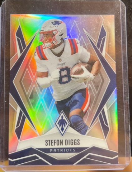 2025 Panini Phoenix Football - Stefon Diggs Silver Pyramids New England Patriots — front
