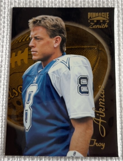1996 Pinnacle Zenith #Z-5 Troy Aikman — front