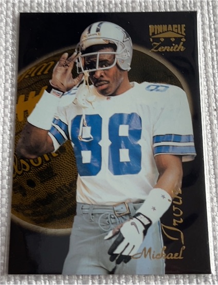 1996 Pinnacle Zenith #Z-24 Michael Irvin — front