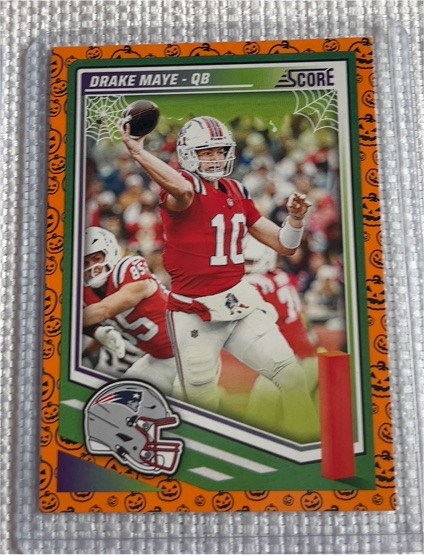 2025 Panini Score A Treat Halloween #27 Drake Maye — front