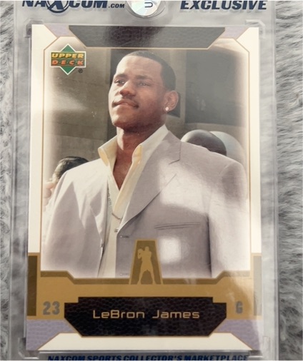 2004 Upper Deck Naxcom #NNO LeBron James — front