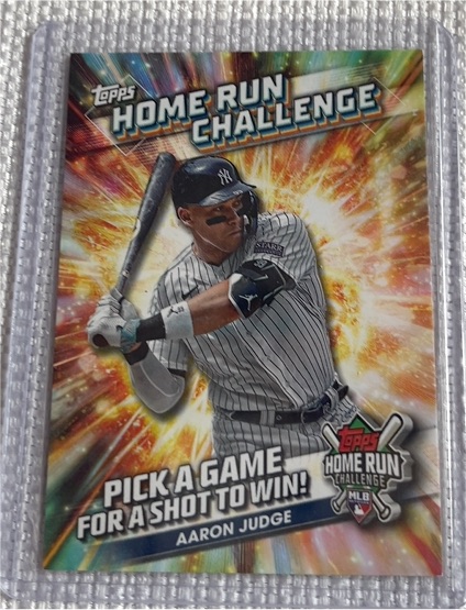 2024 Topps Home Run Challenge #HRC-17 Aaron Judge — front