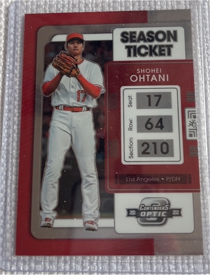 2022 Panini Chronicles Contenders Optic Season Ticket #4 Shohei Ohtani — front
