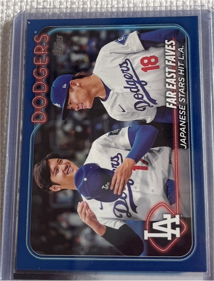 2024 Topps Update #US13 Far East Faves Shohei Ohtani / Yoshinobu Yamamoto — front