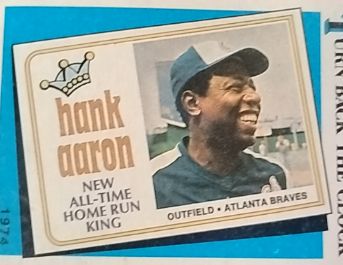 1989 Topps #663 Hank Aaron — front